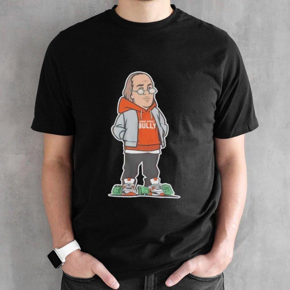 Benjamin Franklin Flyers Cartoon Graphic Tee American History Funny Meme Shirt